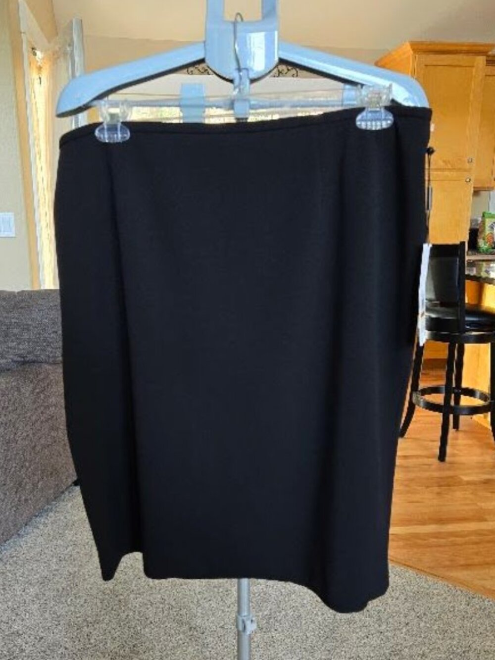 NWT Calvin Klein sz 16W black suit skirt